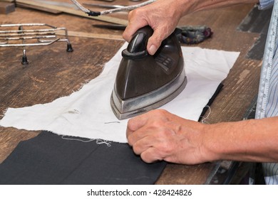 Man Ironing Pants