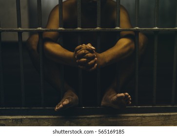 A man in jail