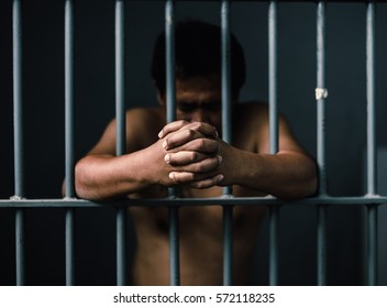 A man in jail