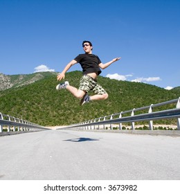 Man jumping