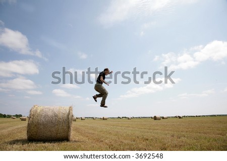 hurdle race Colour photo