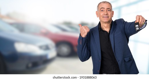 Man With Keys Buying Car