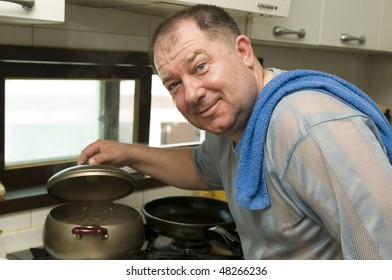Man in the kitchen