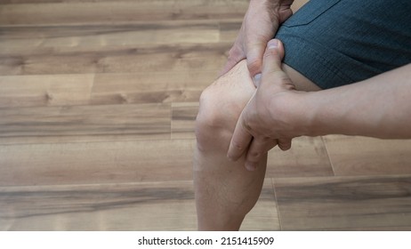 A man with knee pain.