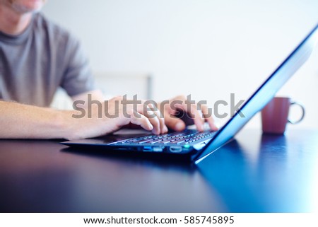 man with laptot