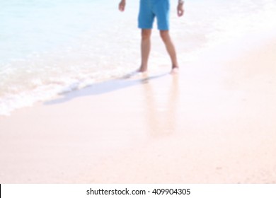 Man Legs Blue Shorts Standing Sea Stock Photo 409904305 | Shutterstock