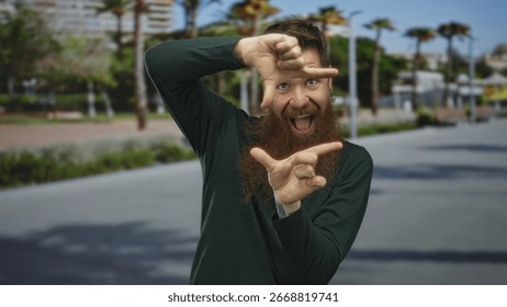 Hombre con barba larga