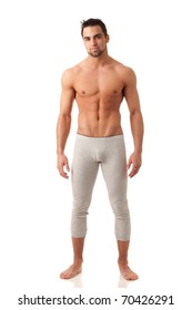 Man In Long Underwear