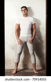 Man In Long Underwear