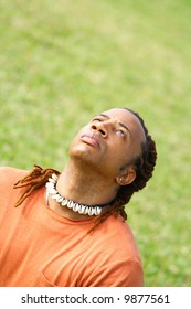 Man Looking Up