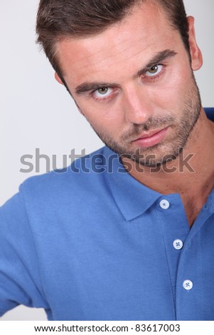 Man looking angry