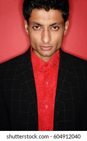 Man looking at camera, portrait