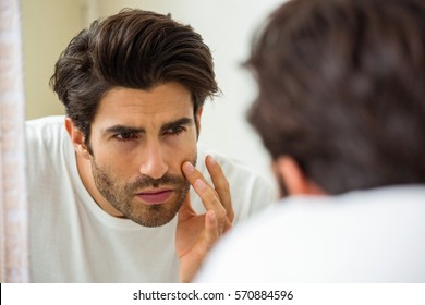 man looking in mirror images stock photos vectors shutterstock