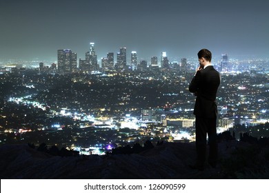 Man Looking To Night City