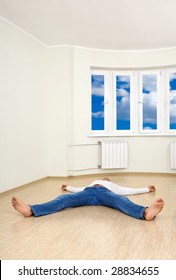 Man Lying On Floor Stock Photo 28834655 | Shutterstock