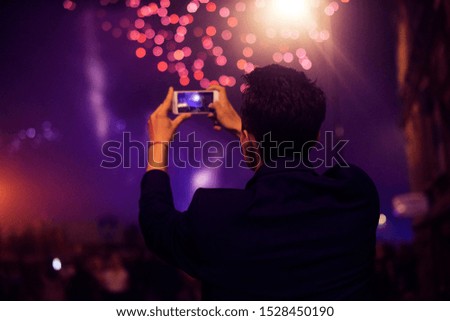 Similar – Image, Stock Photo evening salutation