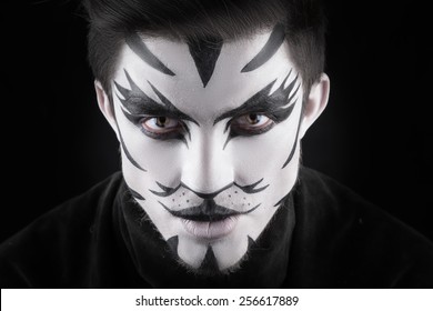 Cat makeup Images, Stock Photos & Vectors | Shutterstock