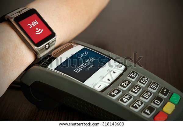 smartwatch with contactless payment