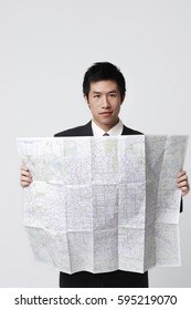 Man with map