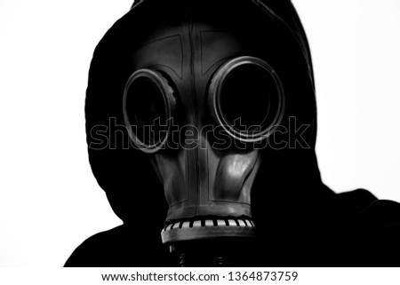 Similar – gas-masked Human being