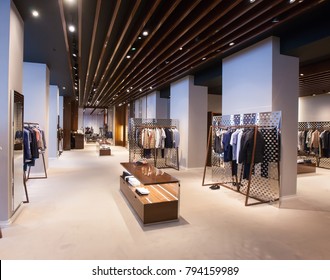 man men clothing and accessories luxury store  interior