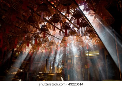 Man Mo Temple. Hong Kong.