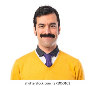 Man With Moustache 