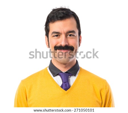 Man with moustache 