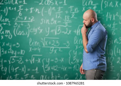 Man on background mathematical solution - Powered by Shutterstock - Get 15% off with code: PIKWIZARD15