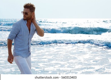 Man On The Beach