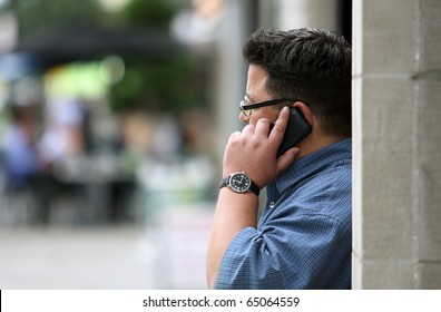 Man On Cell Phone