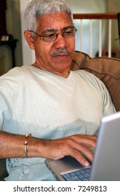 Man On Computer