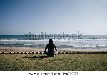 Similar – Image, Stock Photo lonely world.