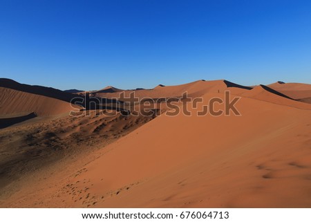 Similar – Sonnenuntergang in der Namib