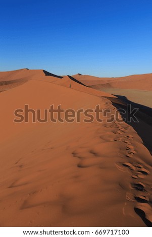 Similar – Sonnenuntergang in der Namib