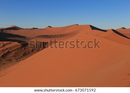 Similar – Sonnenuntergang in der Namib