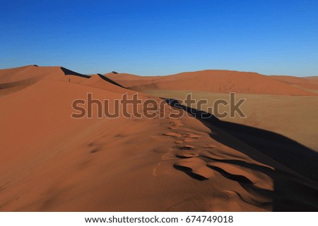 Similar – Sonnenuntergang in der Namib