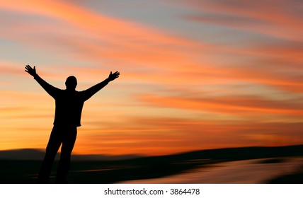 Praise And Worship Silhouette Images, Stock Photos & Vectors | Shutterstock