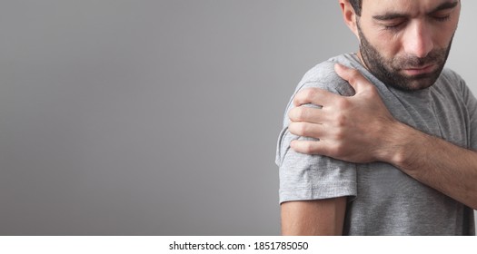 Man Pain Shoulder Stock Photo 1851785050 | Shutterstock