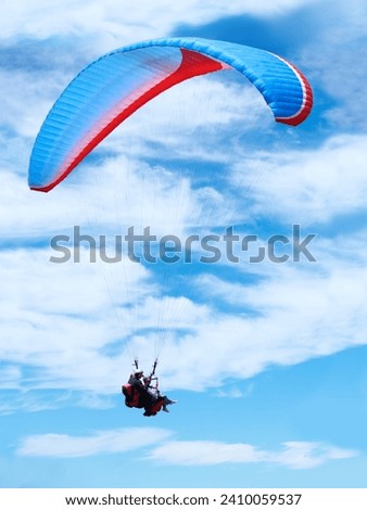 Similar – Image, Stock Photo high achiever Kitesurfing