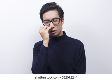 Man Picking His Nose Stock Photo 382092244 Shutterstock   Man Picking His Nose 260nw 382092244 