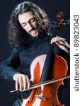 Man playing the cello