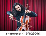 Man playing the cello