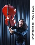 Man playing the cello