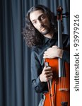 Man playing the cello