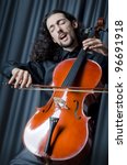 Man playing the cello