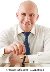 Man playing chess