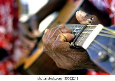 Man Playing Guitar