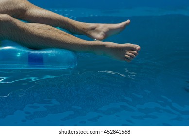 Man in the pool