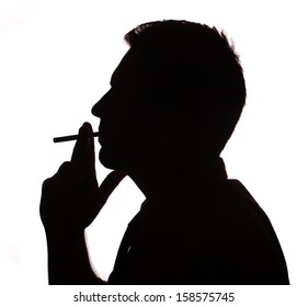 46,030 Person smoking silhouette Images, Stock Photos & Vectors ...